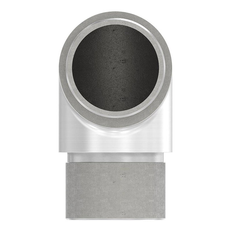 Tube coudé à 90°, court, pour tube 33,7 x 2,0 mm, V2A (1.4301)