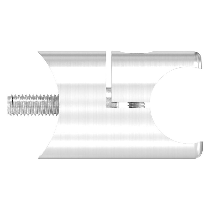 holder for tube 21,3mm, connection: 42.4mm, AISI304