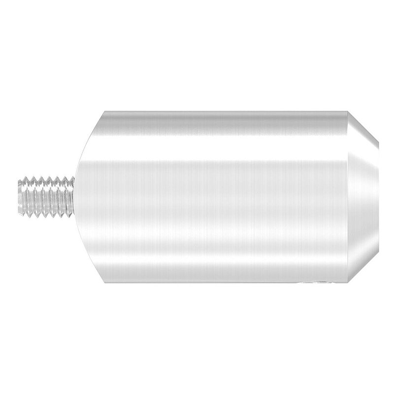 Querstabhalter zum Stoßen, Bohrung Ø 12,5mm, Anschluss 33,7mm, V2A