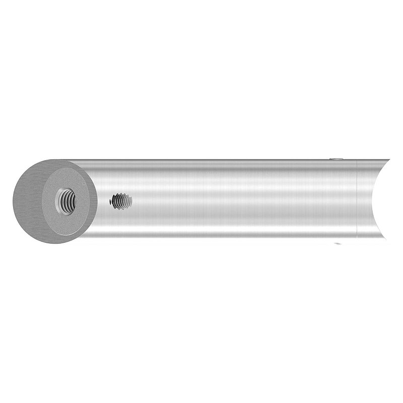 Angled tube spacer, for tube connection 33.7 mm, AISI304