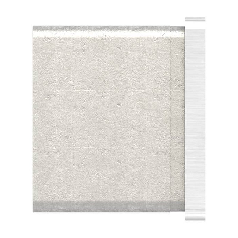 Endkappe, flach, Rechteck-Nutrohr 60x40x1,5mm, V2A