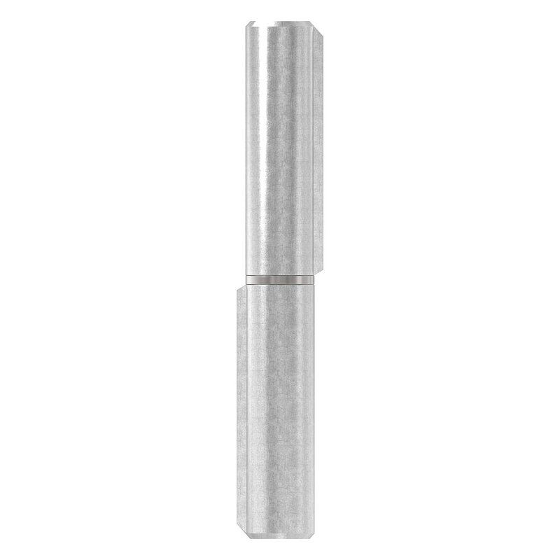 Weld-on strap, L: 120mm, with fixed pin, AISI304