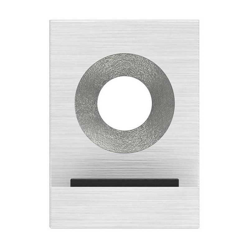 Retaining shelf with straight connection, AISI304