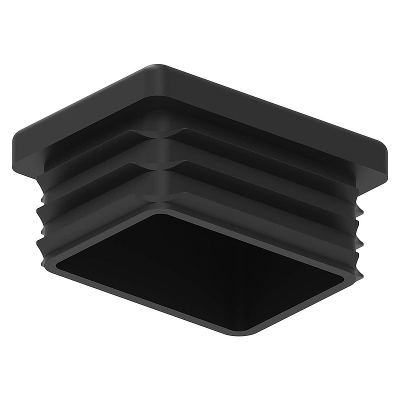 Bouchon plastique pour tube rectangulaire 40x30mm