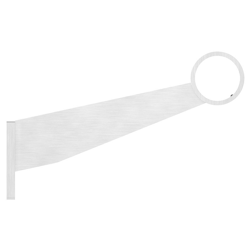 Support pour repose-pieds ou main courante, pour tube Ø 42,4mm, V2A