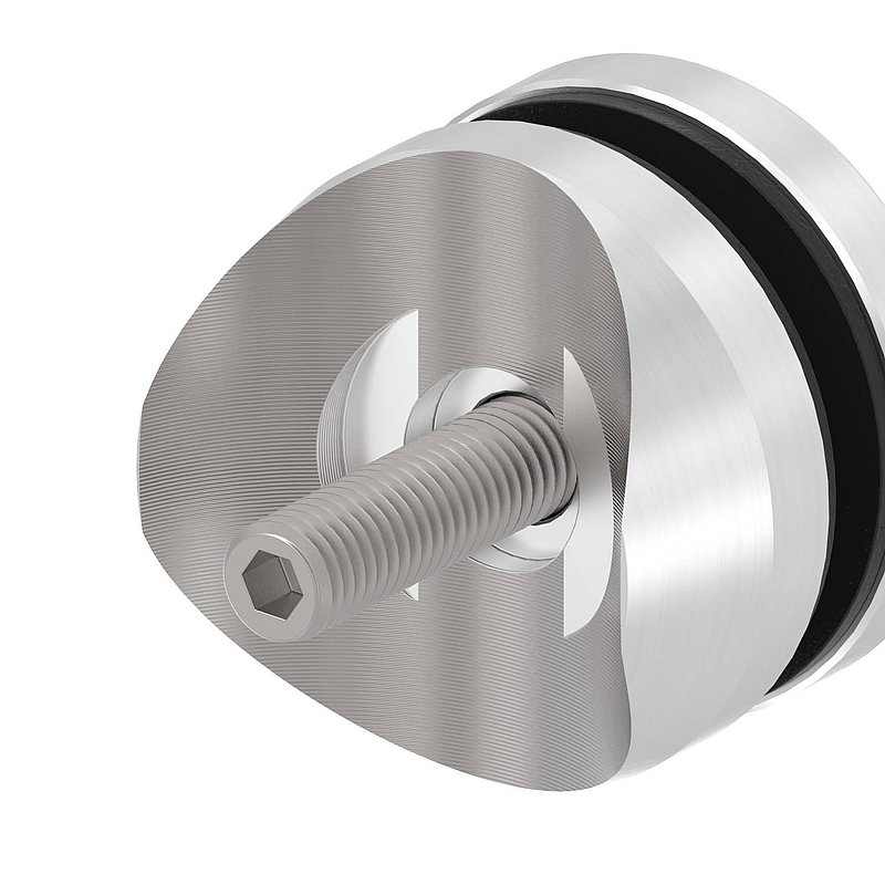Glass point holder 52mm, connection: 48.3mm, AISI316