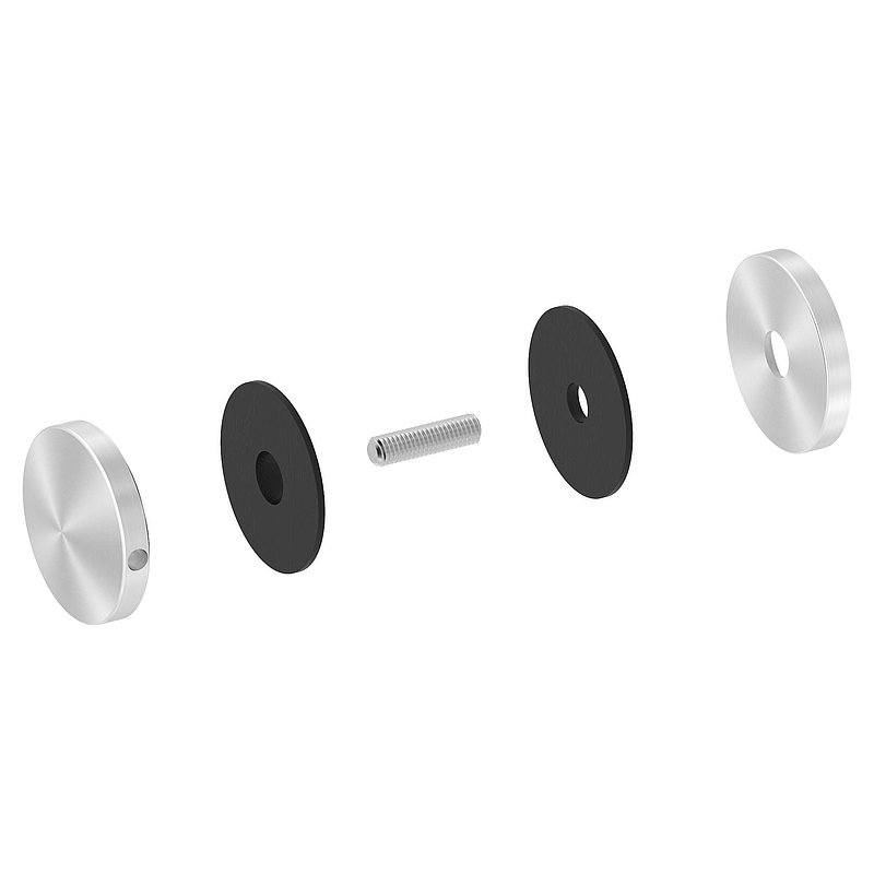 Glass point holder Ø 52 mm, suitable for Brenk holder, ALU