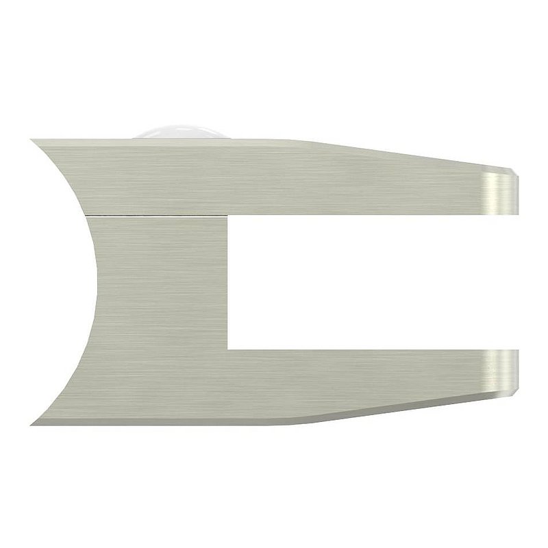 Glasklemme Mod. 35, Anschluss: 48,3mm, VA-Effekt