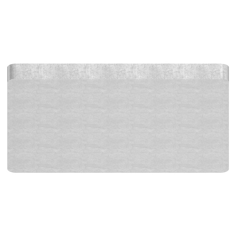 Bouchon plat pour tube carré 50x50mm, acier brut