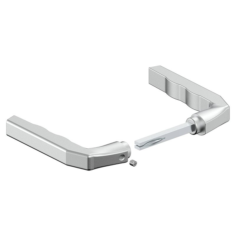 Pair of door handles