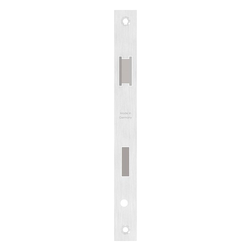Serrure pour profils tubulaires zingué, entraxe 92 mm zingué, position du cylindre de serrure 35mm