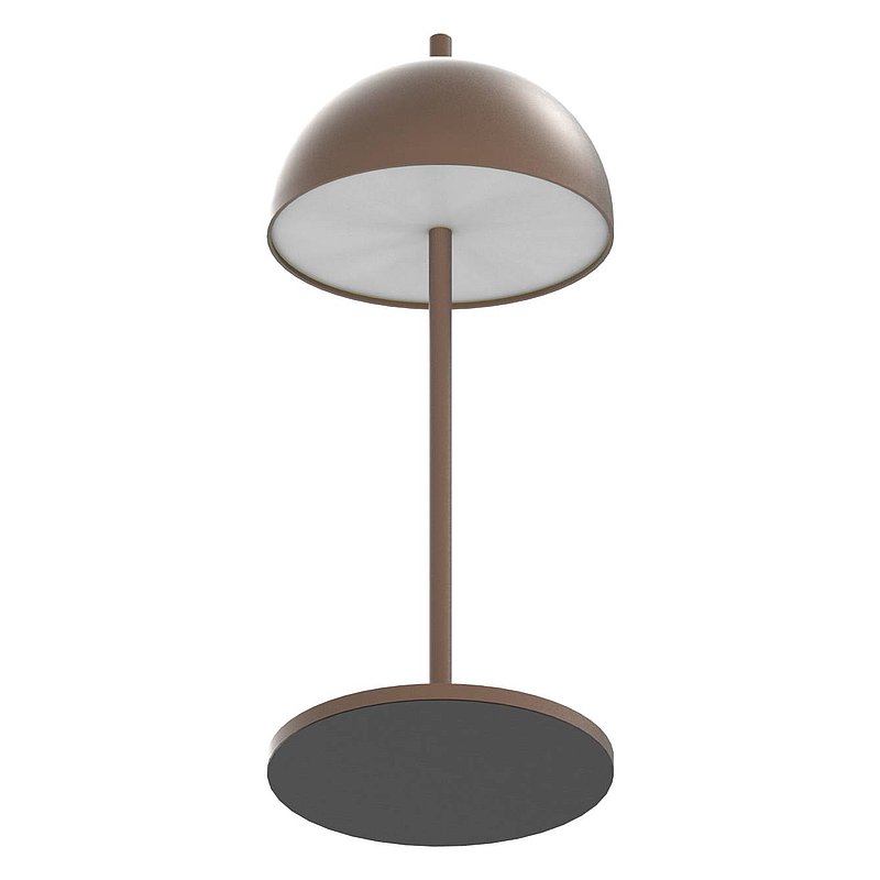 STALYS n°1 Sunset Oak: Rechargeable table lamp bronze in 28x12x12cm