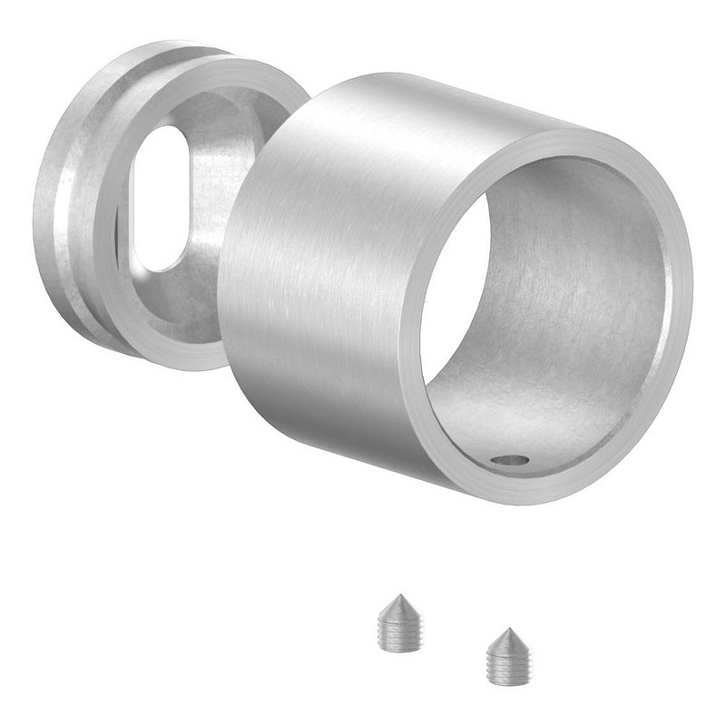 Wandbefestigung für Rohr 33,7mm, V2A