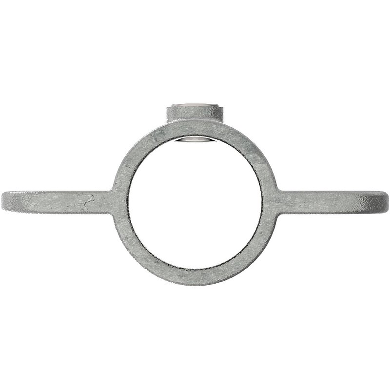 Halter mit 2 Laschen, 180°, für Rohr Ø 42,4mm