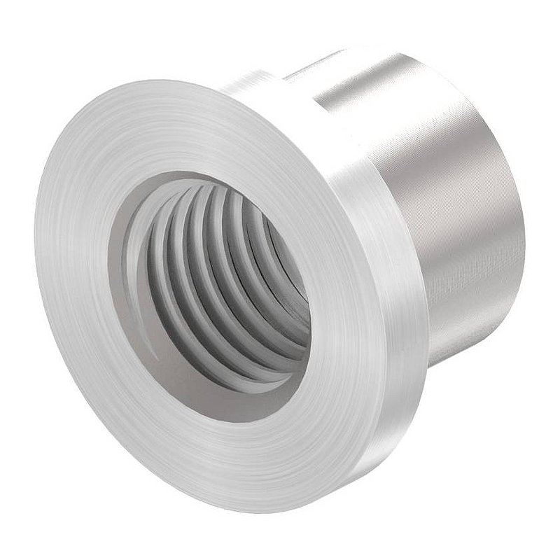 Threaded sleeve, suitable for hinge 120-M16-VA , AISI304