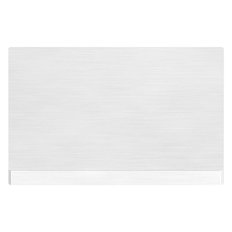 Ankerplatte, 120x120x10mm, mit Längsschliff, V2A