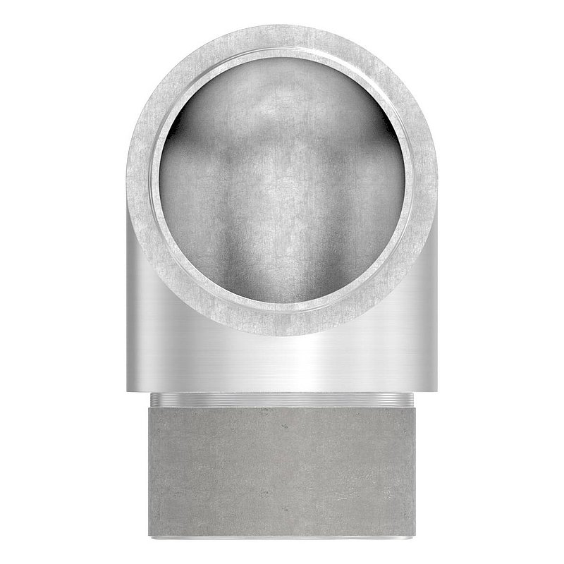 Tube coudé à 90° étroit, pour tube Ø 42,4x3mm, V2A