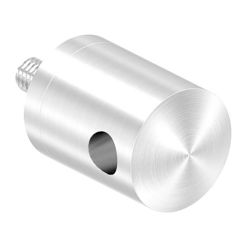 Cable holder, for 6mm rope, connection: straight, AISI304
