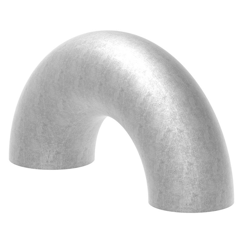 Coude à souder 180°, 60,3 x 2,9mm, 3D