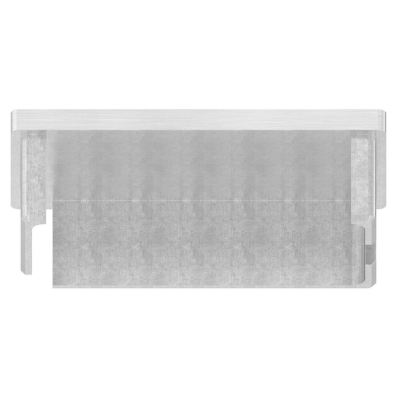 Einsteckkappe, für Rohr 80x40x2,0mm, V4A