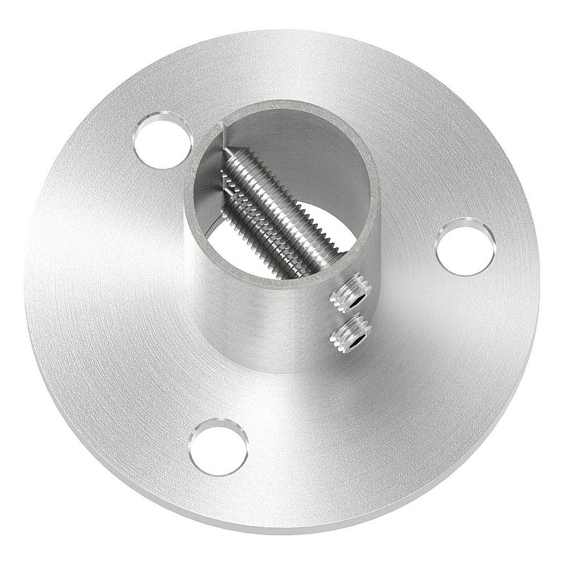 Wand- und Bodenanker, für Rohr 42,4x2,0mm, V2A