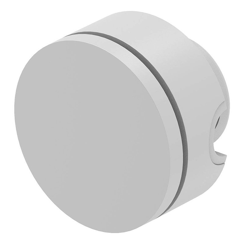 Brenk, Point de fixation pour verre Ø 50mm, plastique, gris clair