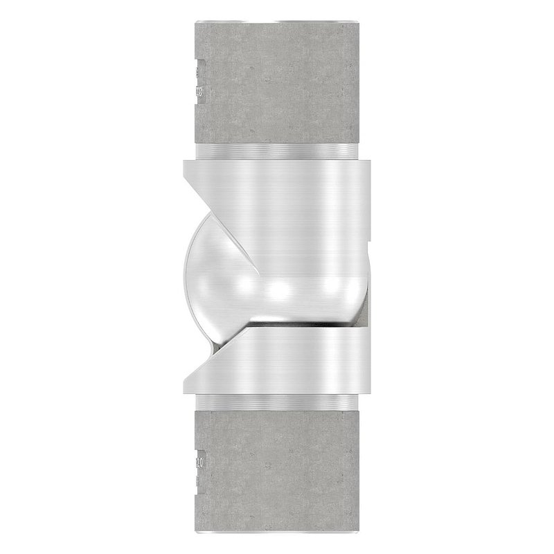 Hollow joint for cable, for tube 33.7x2.0mm, AISI304