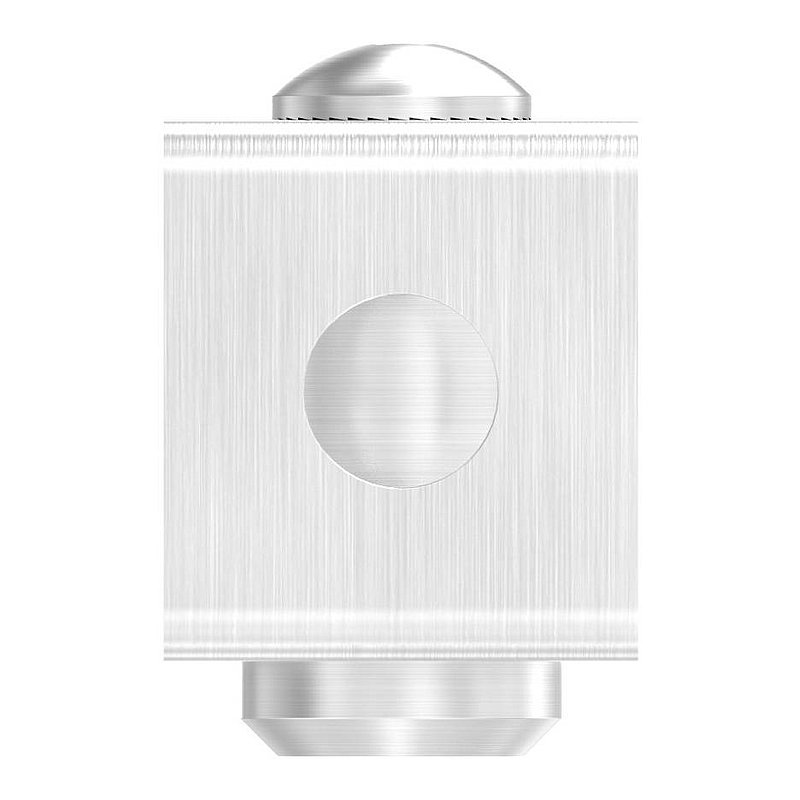 Door hinge with threaded sleeve M14, AISI304