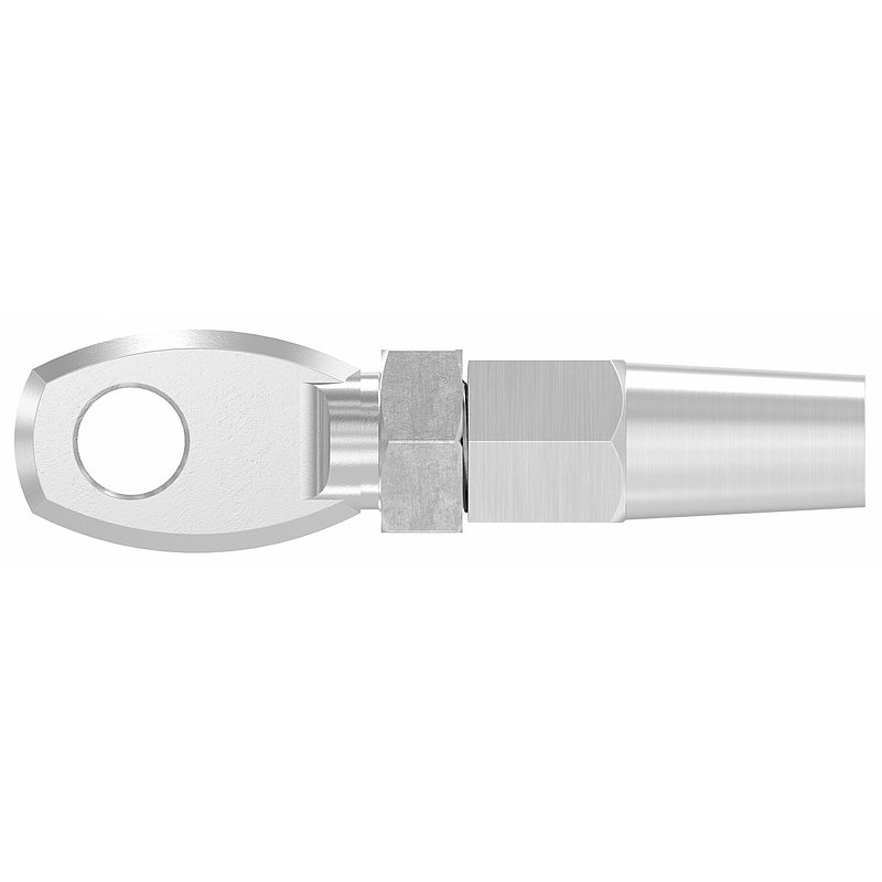 Augenterminal zur Selbstmontage für Seil Ø 5mm, V4A