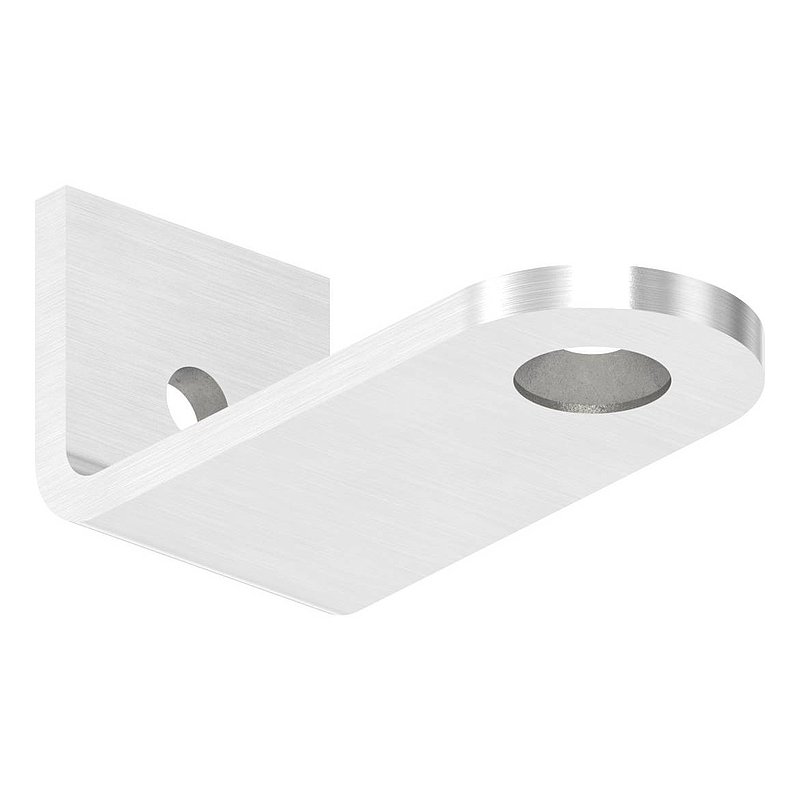 Languette coudée pour poignées de tirage pour tube 33,7mm, V2A
