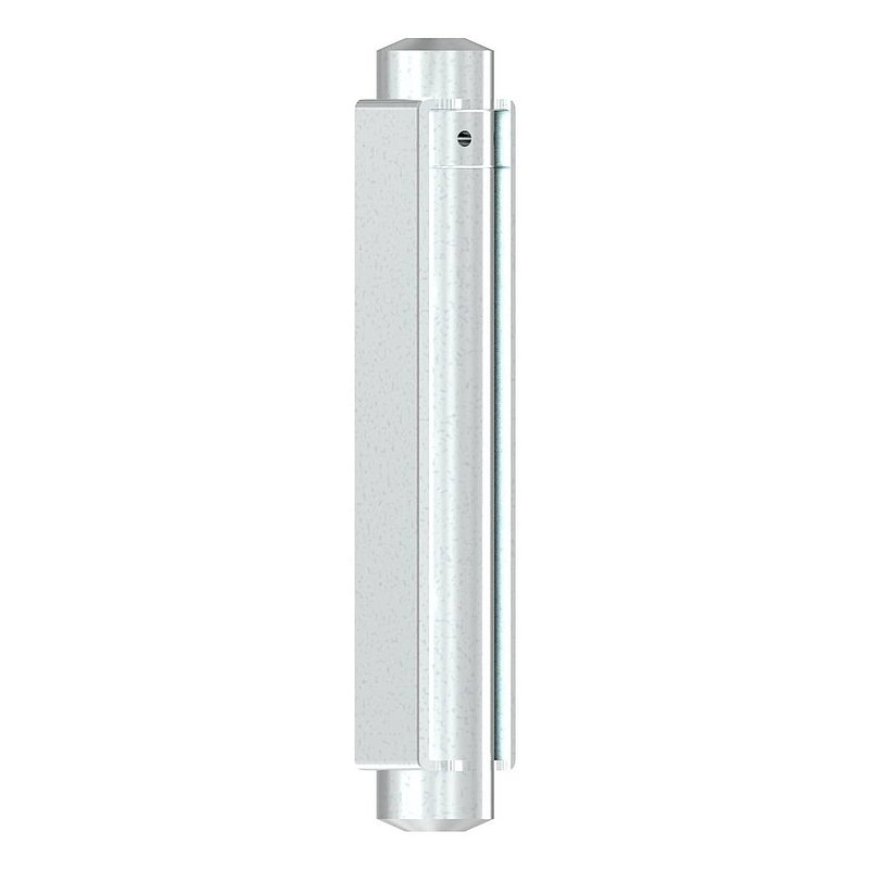 Swing door hinge for screwing on, one pair, galvanised