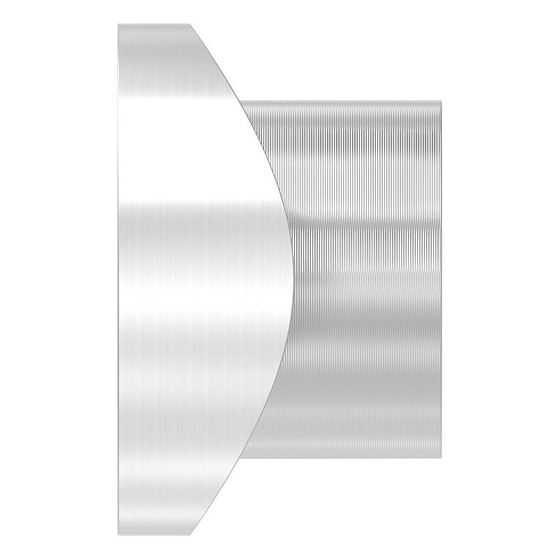 Threaded sleeve, suitable for hinge 120-M16-VA, for tube 42.4 mm, AISI304
