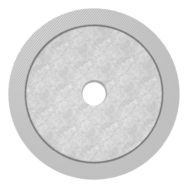 Unterteil für 62mm Glaspunkthalter, T: 50mm, mit M10, V2A