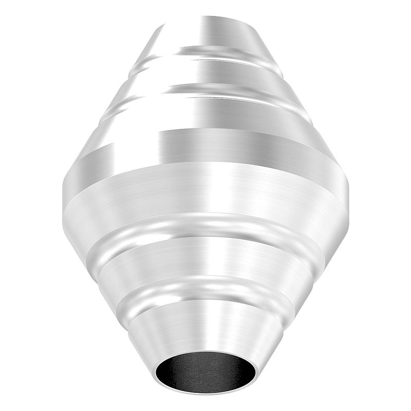 Decorative sleeve for 12mm round material, AISI304