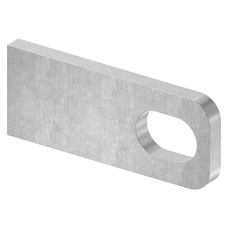 Languette à souder pour gond de portail M20