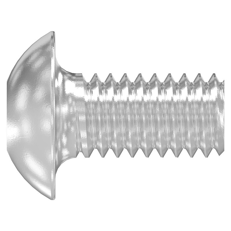LUNORA® 50er Schrauben Set, zur Befestigung im Edelstahl Nutrohr 42,4mm