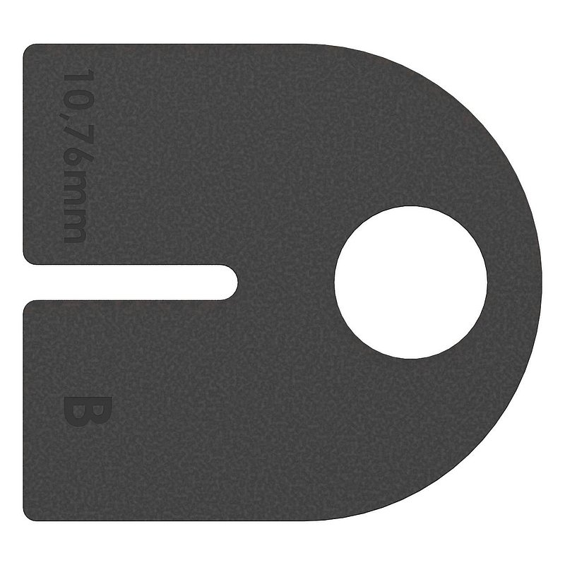 1 Paar Gummi für Mod. 33, VSG-Glas 10,76mm