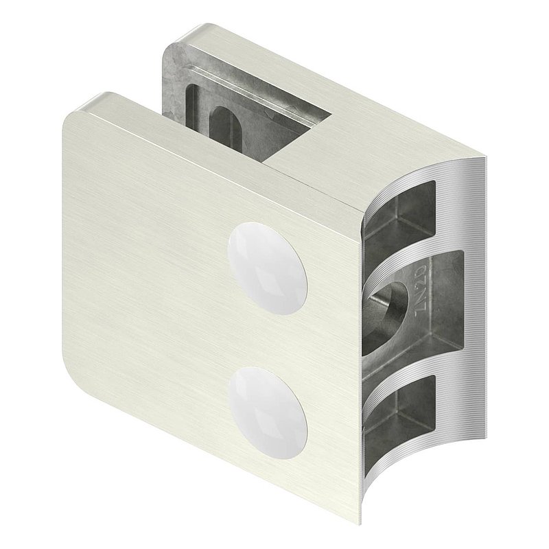 Glasklemme Mod. 11, Anschluss: 33,7mm, VA-Effekt
