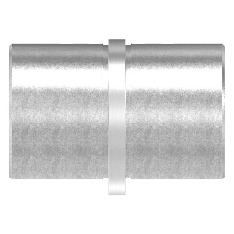 Tube connector for grooved tube 60.3x1.5mm, AISI316