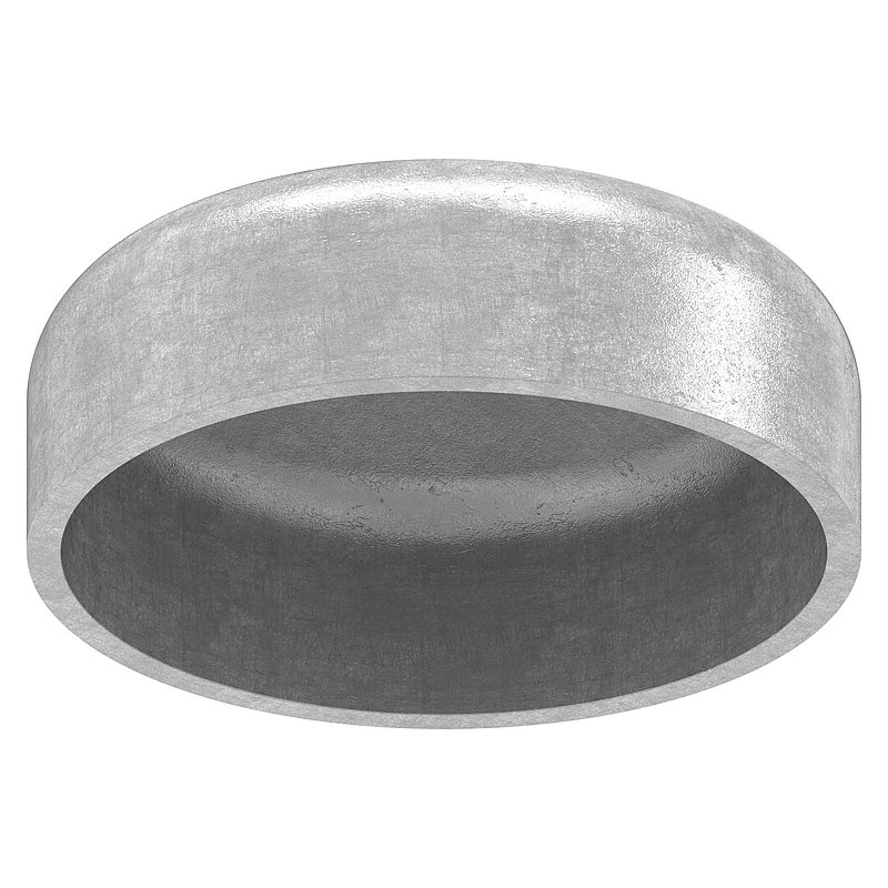 Fond bombé 48,3x2,0mm, DIN 28011, V2A