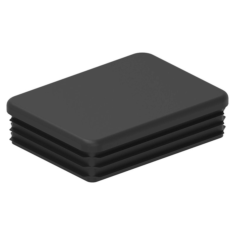 Bouchon plastique pour tube rectangulaire 80x60mm