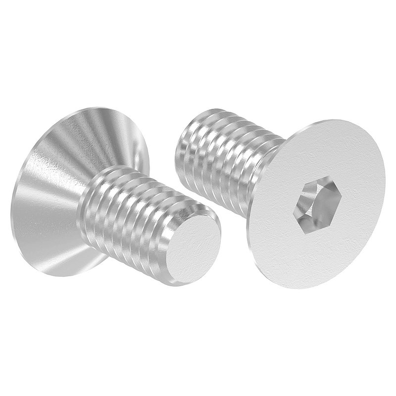 Countersunk head screw M8x16, AISI304, ISO 10642