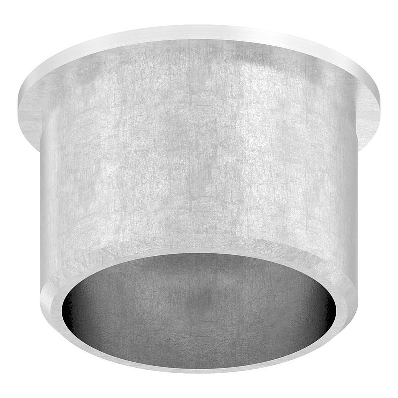 Bouchon pour extrémité de tube à coller avec M8, pour tube 33,7x2,0mm, V2A