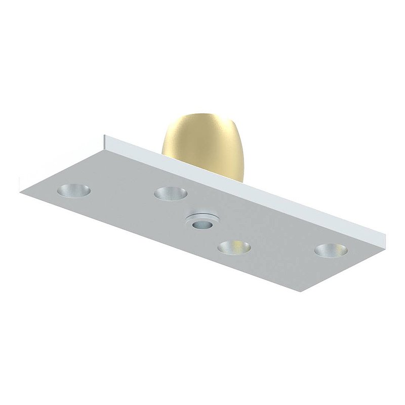 Bottom guide for overhead doors