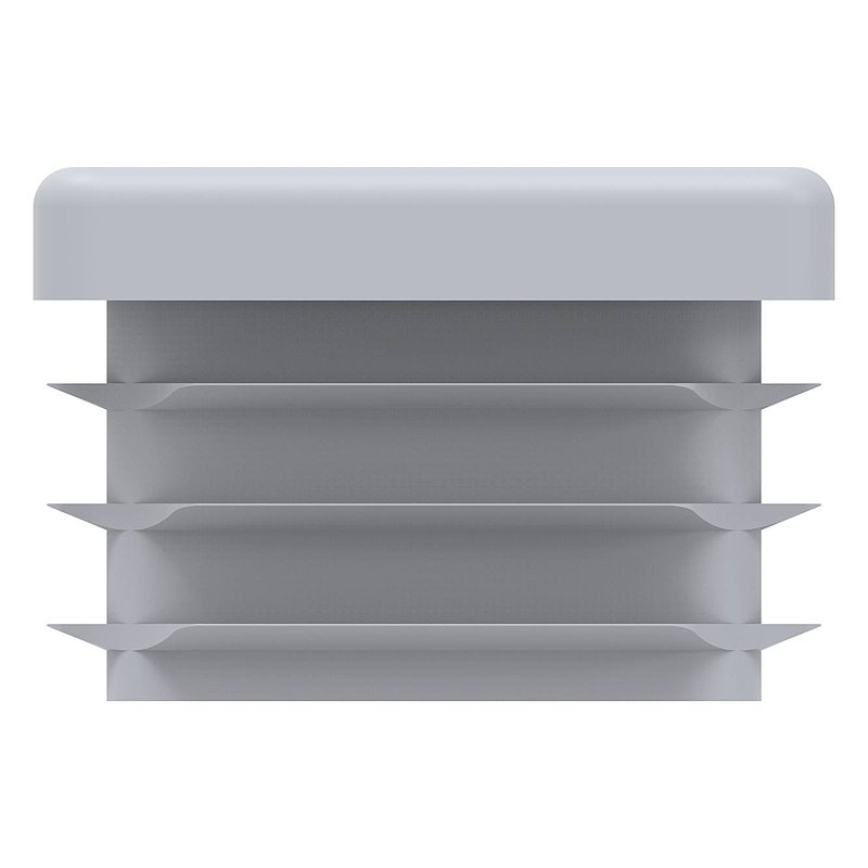 Bouchon plastique pour tube rectangle 50x30mm