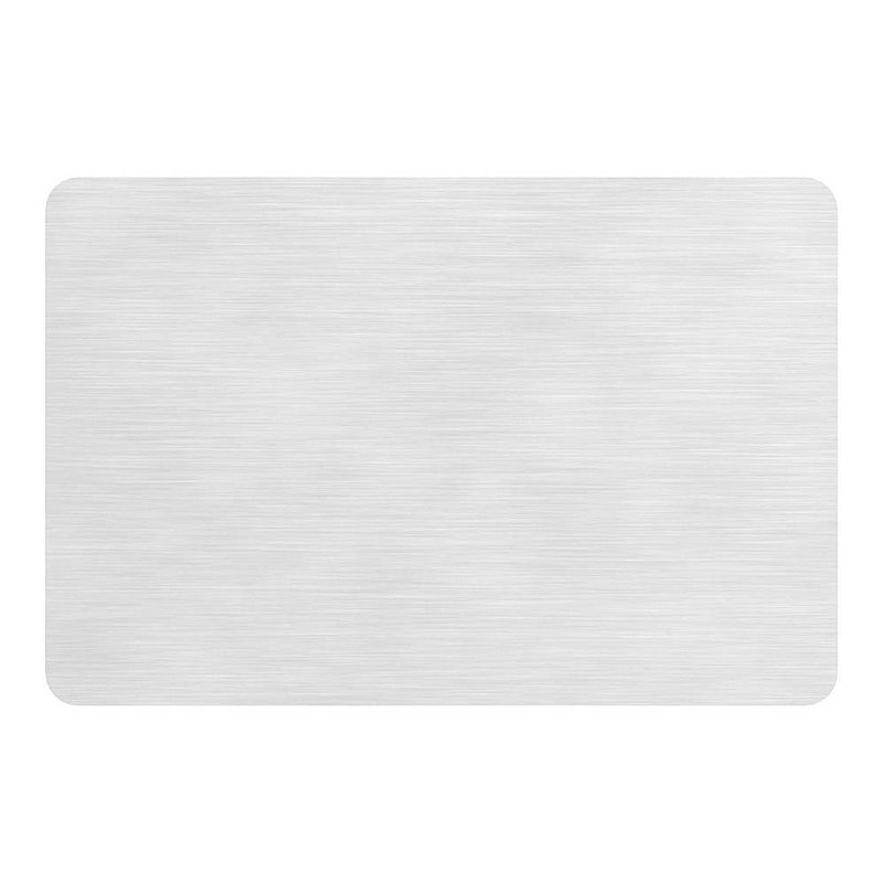Endkappe, flach, Rechteck-Nutrohr 60x40x1,5mm, V2A