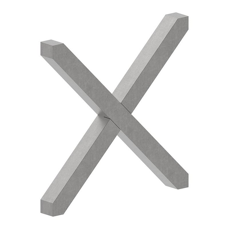 Kreuz 12x12mm, 108x108mm