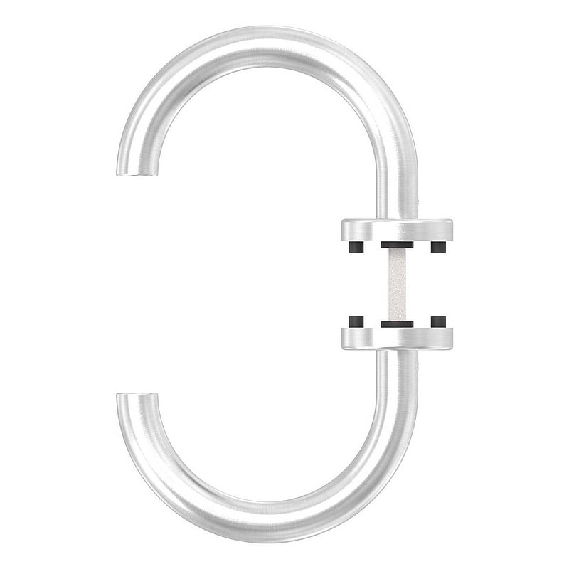 Paire de poignée de porte, pivotante, V2A