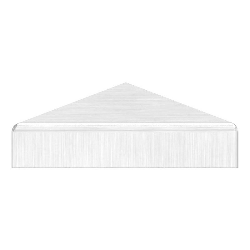 Chapeau pyramidal, pour tube carré 50x50mm, V2A