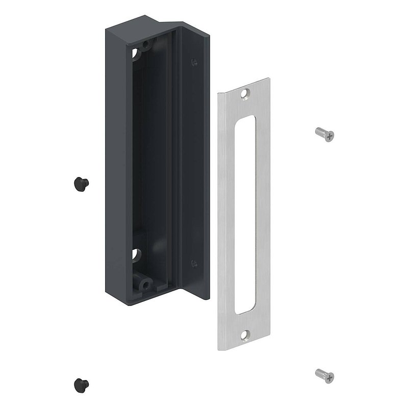 Anschlag für Gittertorschloss GTS 2, RAL 7016